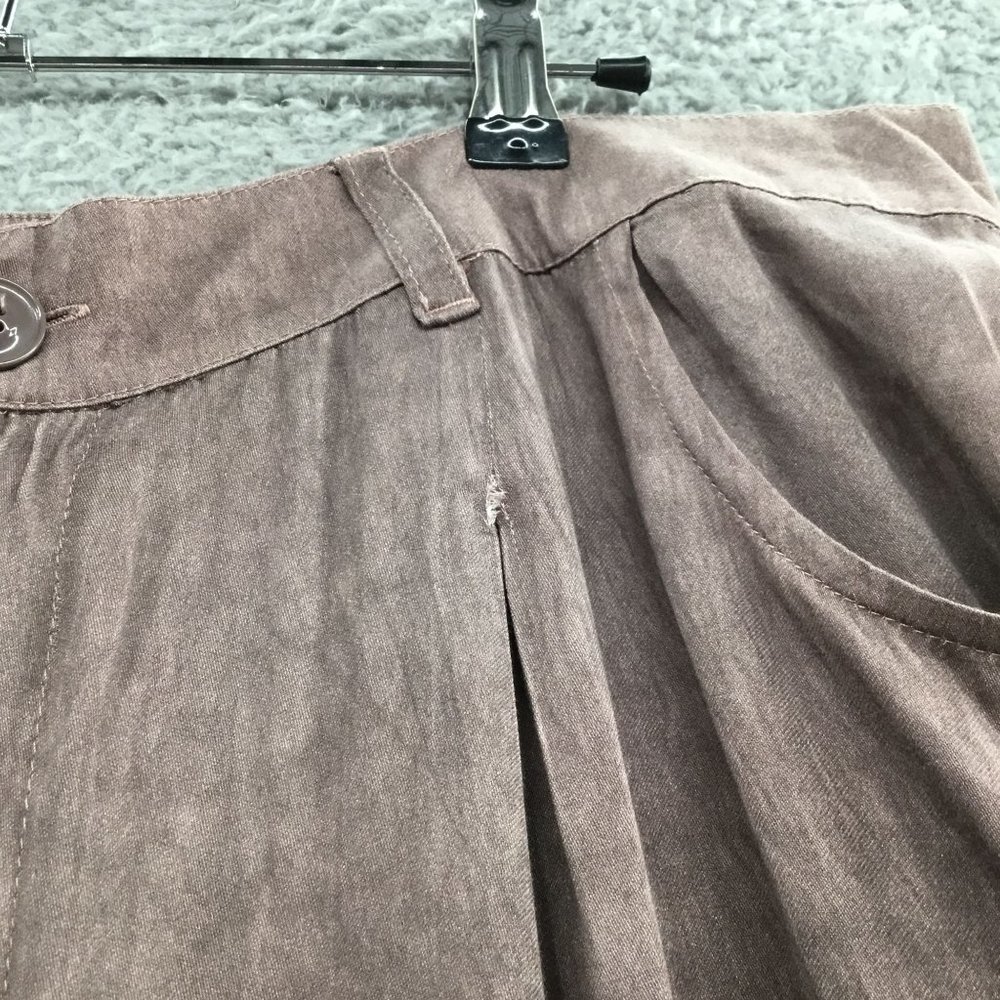 ASOS Design Hourglass Wide Leg Dad Pants Washed Mink 14 - Picture 5 of 5